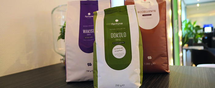 Koffie-updates: verbeterde receptuur voor de koffiesoorten Dokolo, Eccellente en Wakiso